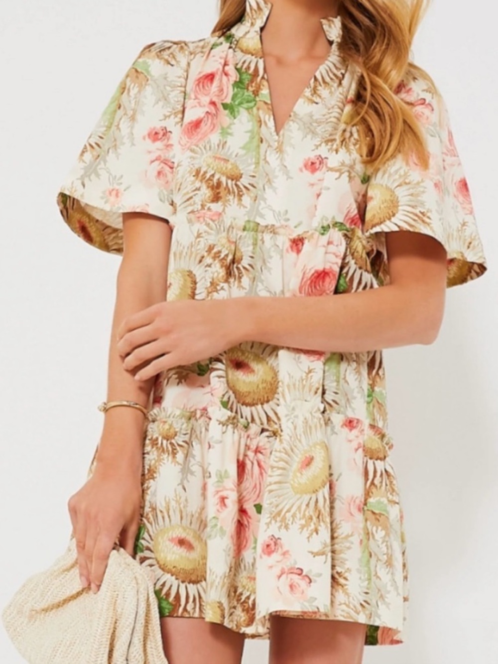 Tuckernuck Sun Faded Floral Crawford Mini Dress